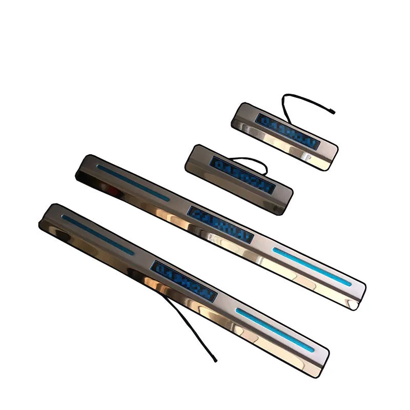 4 шт. Автомобильные светодиодные накладки на пороги двери для Nissan Qashqai j11 2016