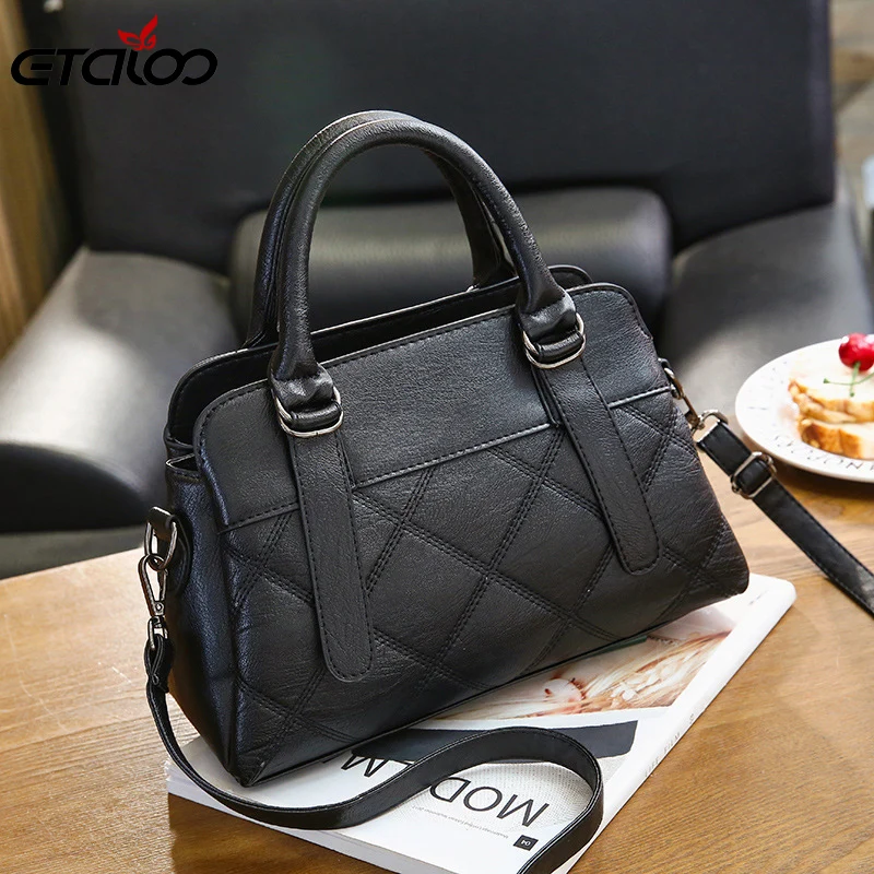 Сумка на плечо женская из высококачественной кожи элегантный мессенджер для