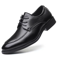 holfredterse classic business formal black for men wedding lace up designer leather suits breathable casual dress shoes 16 667