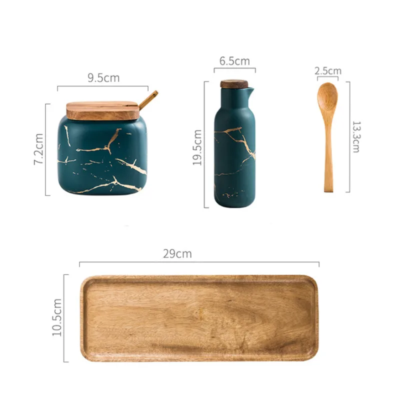 Креативные керамические кухонные инструменты в скандинавском стиле с мраморным