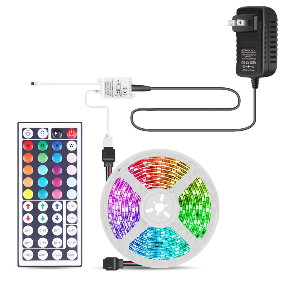 Настенный Лестницы RGB Светодиодные ленты лампы Декор Светильник комплекты для