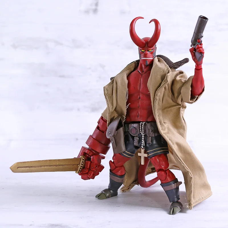 1000 игрушки Dark Horse Hellboy масштаб 1/12 ПВХ экшн фигурка сборная модель игрушка|Игровые