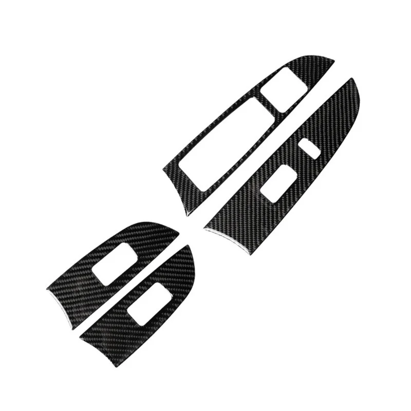 

Панель стеклоподъемника из настоящего углеродного волокна, модификация интерьера автомобиля, аксессуары для Lexus IS250 300 350C 2006-2012
