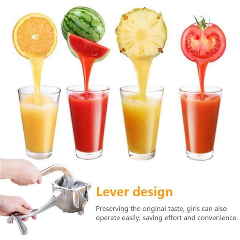 

Manual Juice Squeezer Aluminum Alloy Hand Pressure Juicer Pomegranate Orange Lemon Sugar Cane Juice Kitchen Fruit Tool