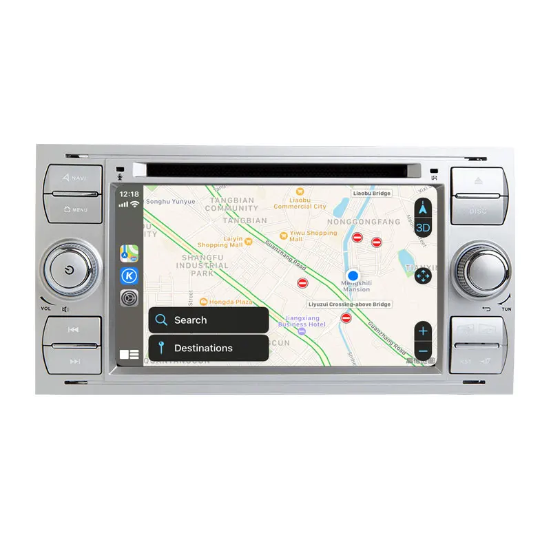 Автомобильный DVD плеер CarExc с 7 &quotсенсорным экраном GPS для Ford Focus II C Max S Galaxy Kuga Fusion
