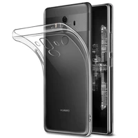 transparent silicone phone case for huawei mate 10 pro mate10pro 10pro tpu durable crystal clear soft ultrathin back cover armor