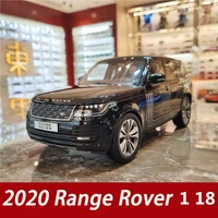 118 lcd 2020 for land rover range rover suv white diecast car model toys gift collection ornament display arts and crafts