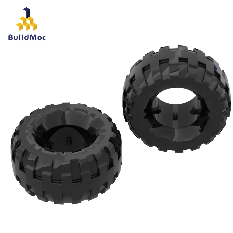 

BuildMOC 56891 37x18mm tires For Building Blocks Parts DIY Construction Creative gift Toys