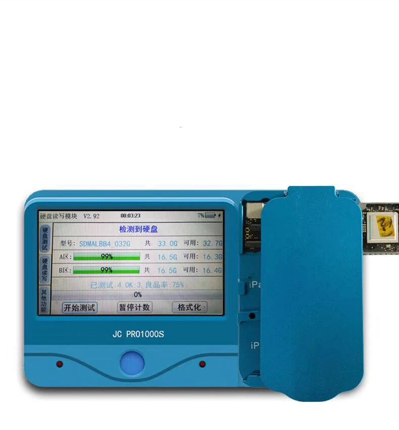 JC PRO1000S не удаляет NAND Программист Чтение Запись iCloud ремонт инструмент для iPad 4 5 6 Air 1 2 модуль ошибка ремонт разблокировка