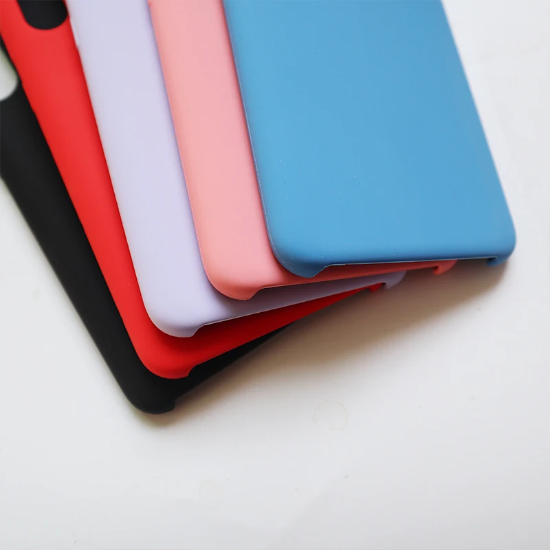 Чехол для samsung Galaxy A10 A30 A40 A50 A60 A70 A8S, жидкий силиконовый чехол, шелковистый мягкий на ощупь защитный чехол для задней панели
