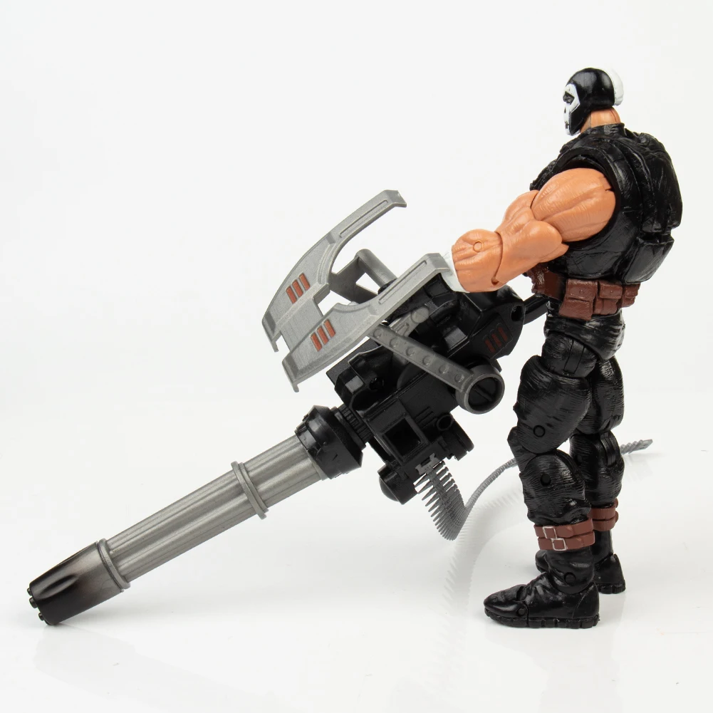 18 см скрещенные кости ПВХ Фигурки с SDCC Gatling Machine Gunes для мальчиков подарок