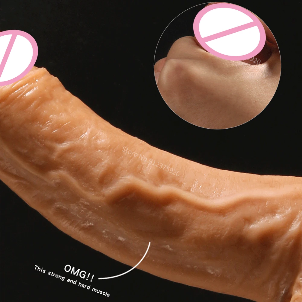 Реалистичный фаллоимитатор эротическая игрушка для женщин страпон инструмент