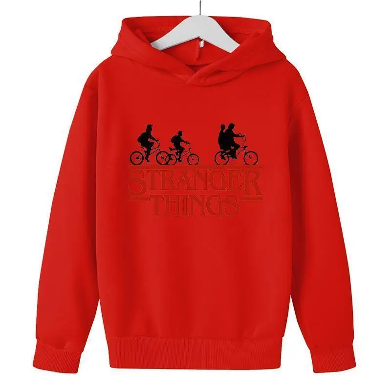 

2021 Hot Boy Hoodies Stranger Things Season 3 Sweatshirt Tv Series Stranger Things Print Winter Warm Tops Dropship Anime Clothes