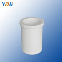 big size 12kg ceramic cup used with induction furnace graphite crucible melting shield quartz coat
