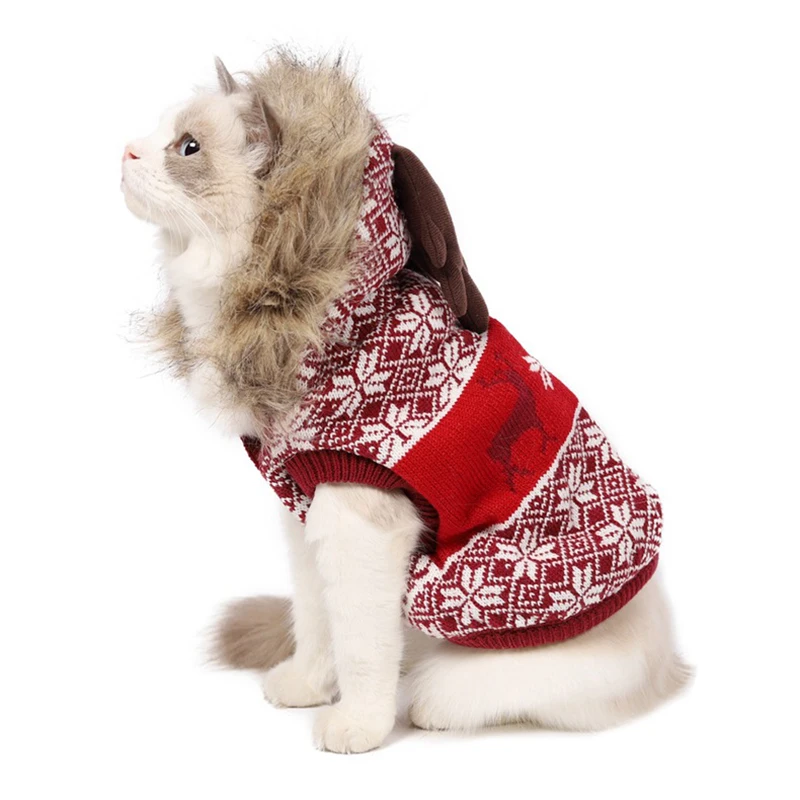 

Christmas Dog Clothes New Year Pets Dog Clothing For Small Medium Dogs Costume Chihuahua Pet Sweater Warm Dog Clothing Yorkshire