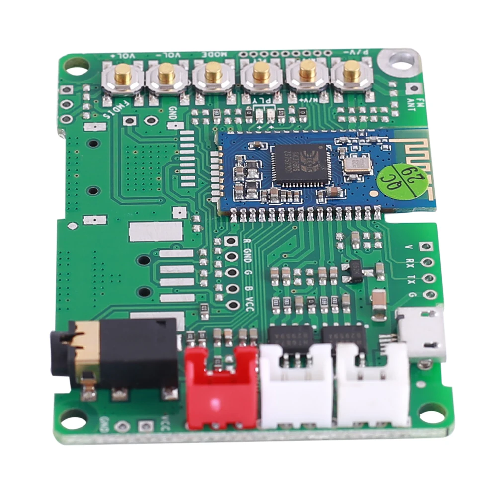 DC 5V двухканальный модуль усилителя Bluetooth BLE4.2 стерео 2x4W AUX аудио вход SPP |