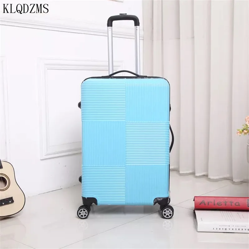KLQDZMS cheap2" 24" 28 дюймов багаж на колёсиках Спиннер для мужчин и женщин бизнес путешествия чемодан на колесах