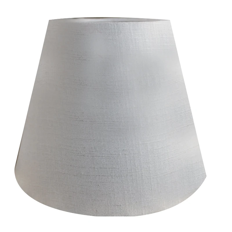 Lamp Shade Linen Fabric White Small 5 Inch Top Diameter x 9 Bottom 7 Tall (White with Gold Threa | Лампы и освещение