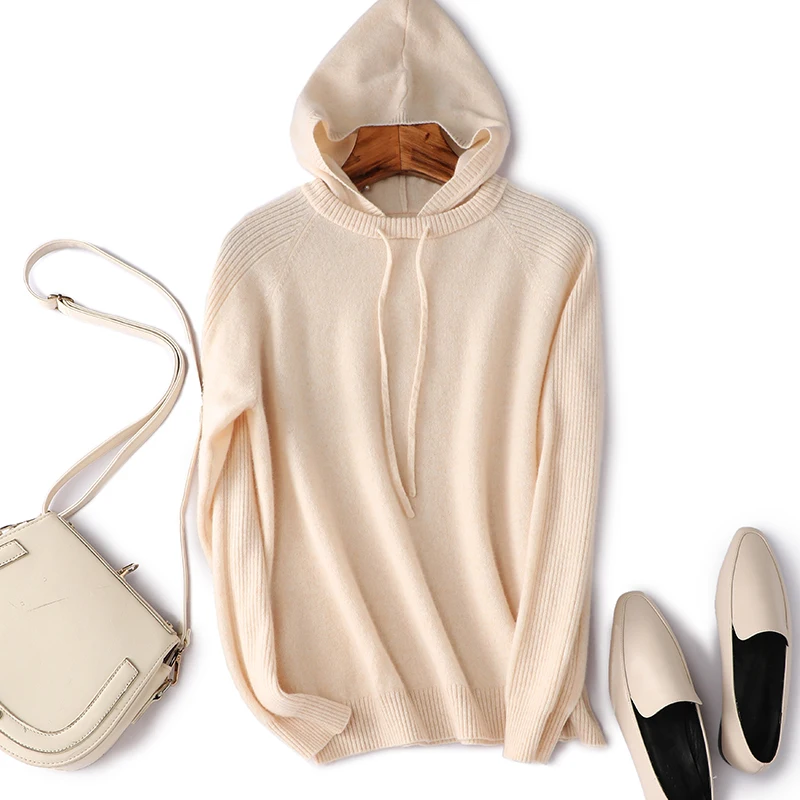 Осенне-зимняя новая толстовка модный кашемировый свитер 100% чистый кашемир |