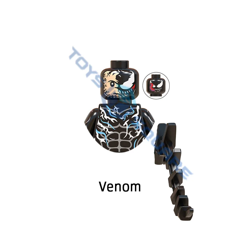 Росомаха паук Капитан Америка Дэдпул модель строительные блоки кубики MOC набор