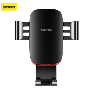 baseus universal car phone holder for iphone x samsung s9 gravity holder for mobile phone in car air vent mount holder supporto free global shipping