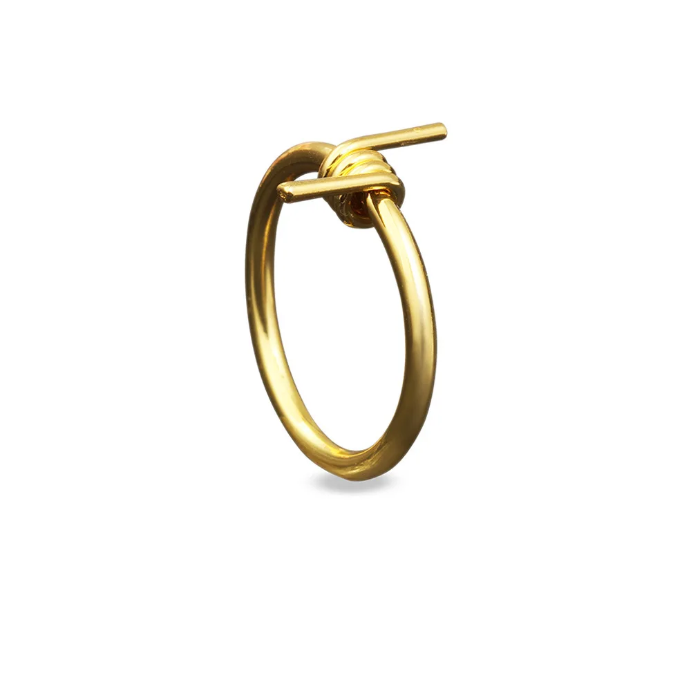 Мужское кольцо в стиле хип хоп панк обмоточное унисекс из проволоки