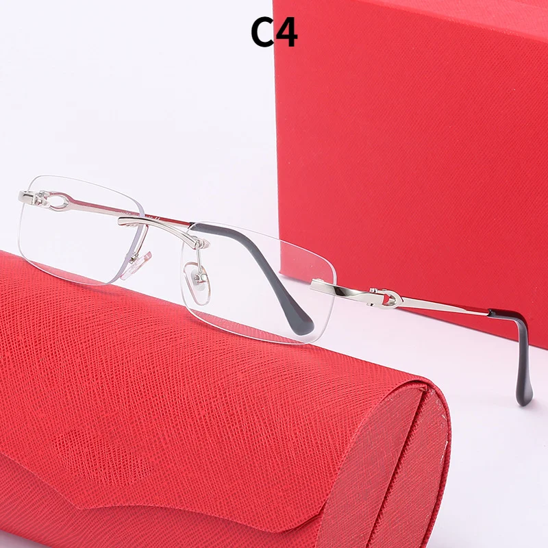 

2021 Frameless Sunglasses Men's / Women's Fashion Trend Small Square Sunglasses Personality Versatile Optical Glasses