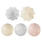 Полые изоляционные подставки из ПВХ, 1 шт., подставки под посуду, домашний Рождественский Свадебный декор, термостойкий Коврик для обеденного стола