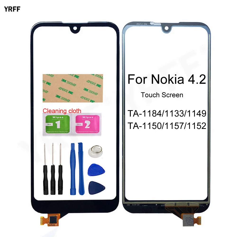 Для Nokia 4 2/3 2/2 1 телефон сенсорный экран дигитайзер сенсорная стеклянная панель