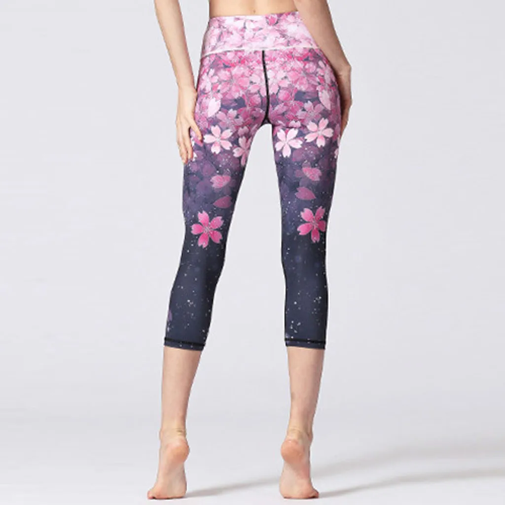 

Sport Leggings Women Yoga Pants 2021 Ladies'printed High-waist Hip Stretch Underpants Running Fitness Yoga Pants women's sports