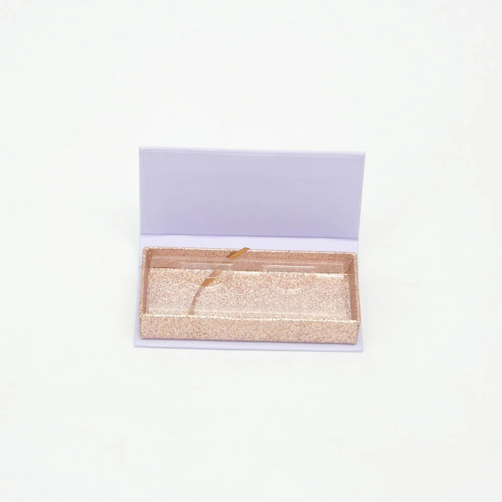 

Wholesale Eyelash Packaging Box Lash Boxes Package Custom Purple Rose Gold 25mm Mink Paper Box Storage Case Vendors Cosmetic