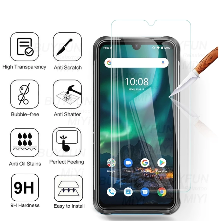 Защитное стекло для смартфона umidigi bison gt g t 4 шт. полное покрытие ЖК-экрана защитная