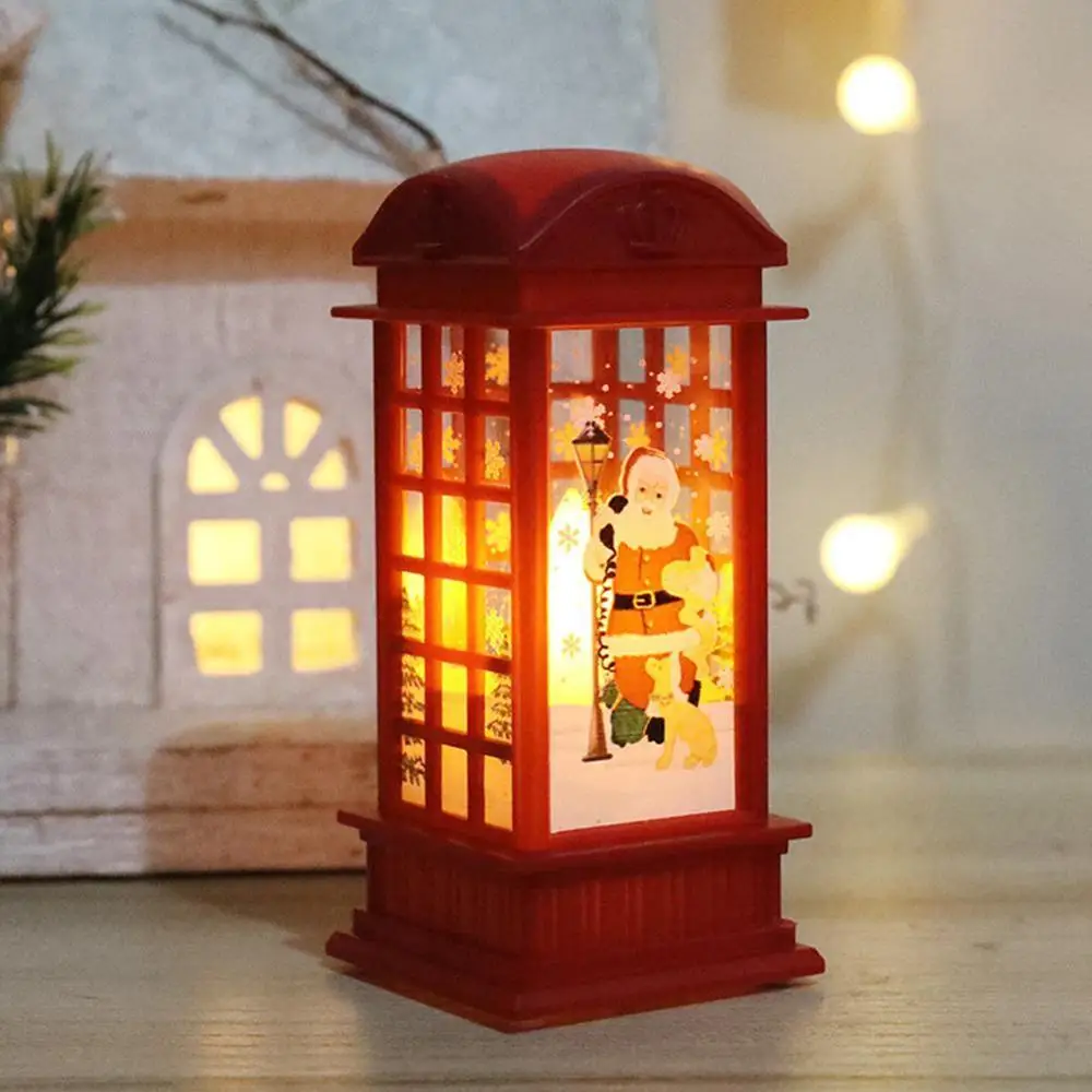 

2020 Christmas Decorations Small Wind Lantern Old Man Snowman Decoration Wind Lantern Desktop Decoration Christmas Ornaments
