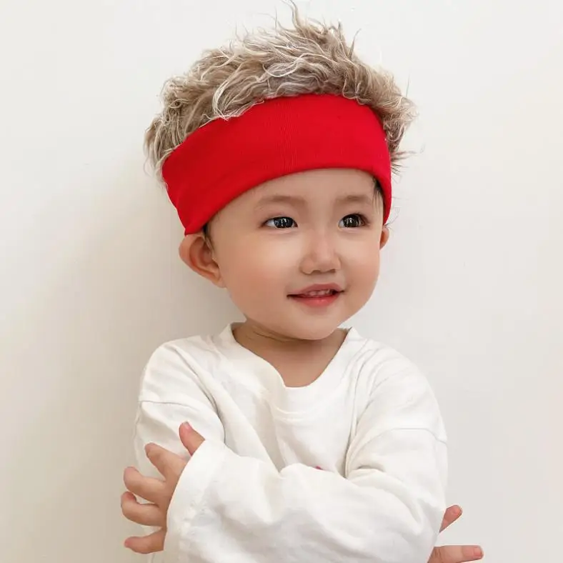 Youth Headgear Cute Funny Hip Hop Hat Street Hat For Children and Adult Hat Hair Wig Fashion Men