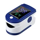 Пульсоксиметр на палец с цветным светодиодным экраном, портативный измеритель пульса и уровня кислорода в крови, 4 цвета