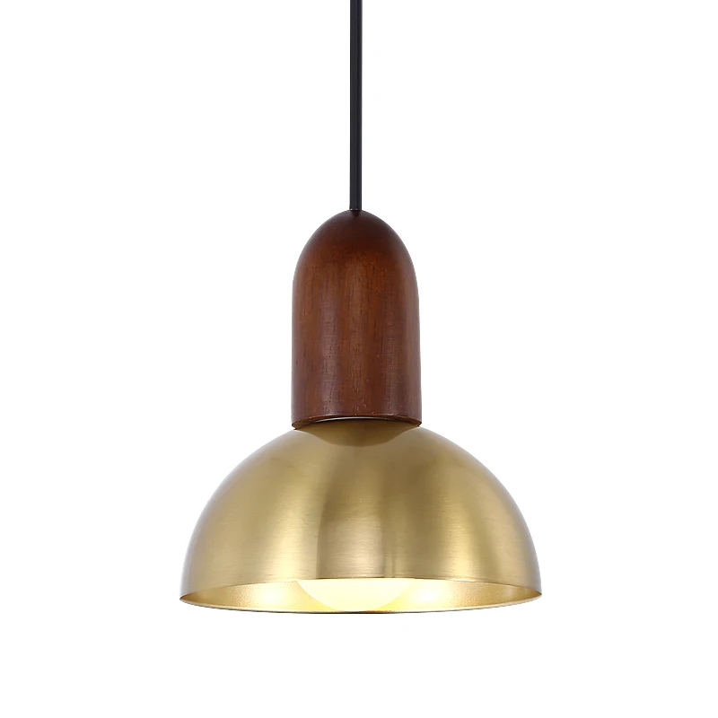 

Loft Nordic Restaurant Bar Pendant Lights Creative Three-headed Dining Room Long-term Golden Light Luxury Bedroom Bedside Lamps
