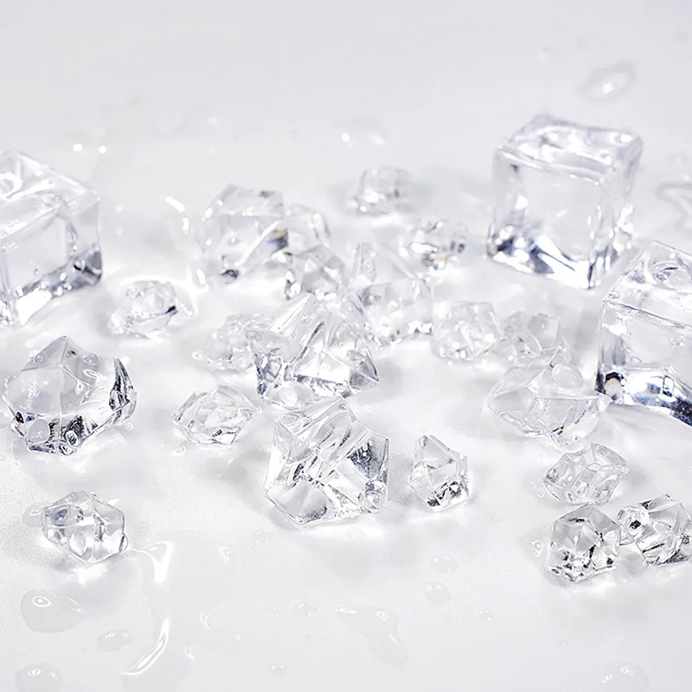 Прозрачная пластиковая имитация измельченного льда реквизит для фотосъемки