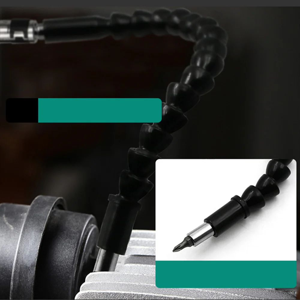 Регулируемый Многофункциональный мягкий вал магнитный держатель отвертка Биты