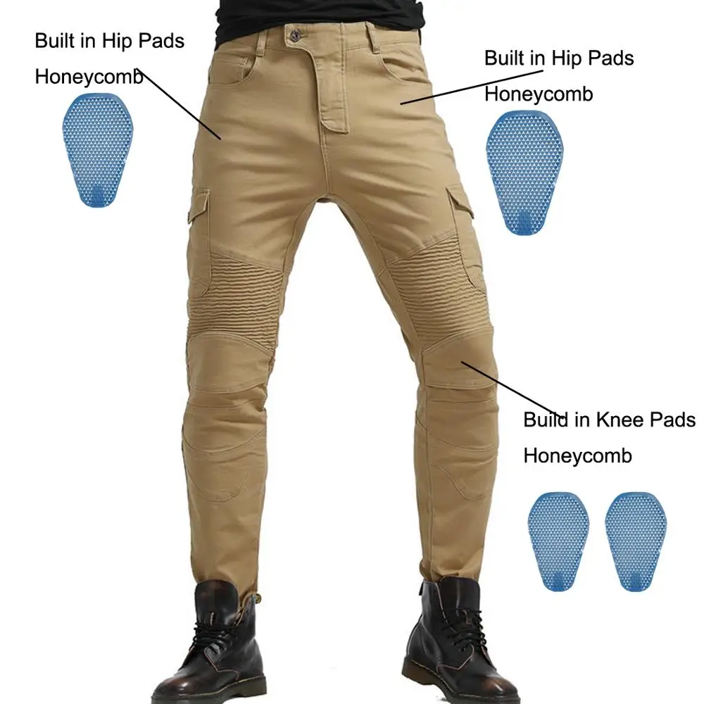 Мотоциклетные аксессуары с 4 наколенниками вставками под бедра и силикагелевыми