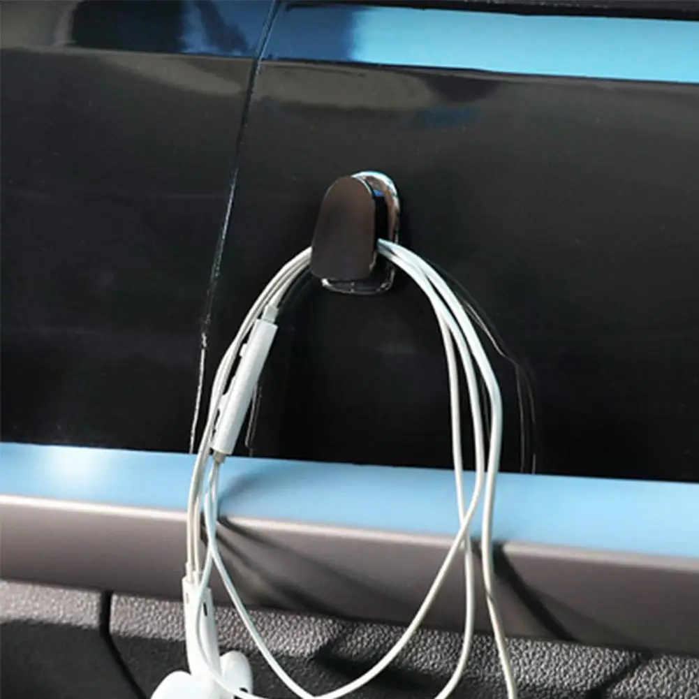 2 шт. автомобильные крючки для USB-кабеля и ключей