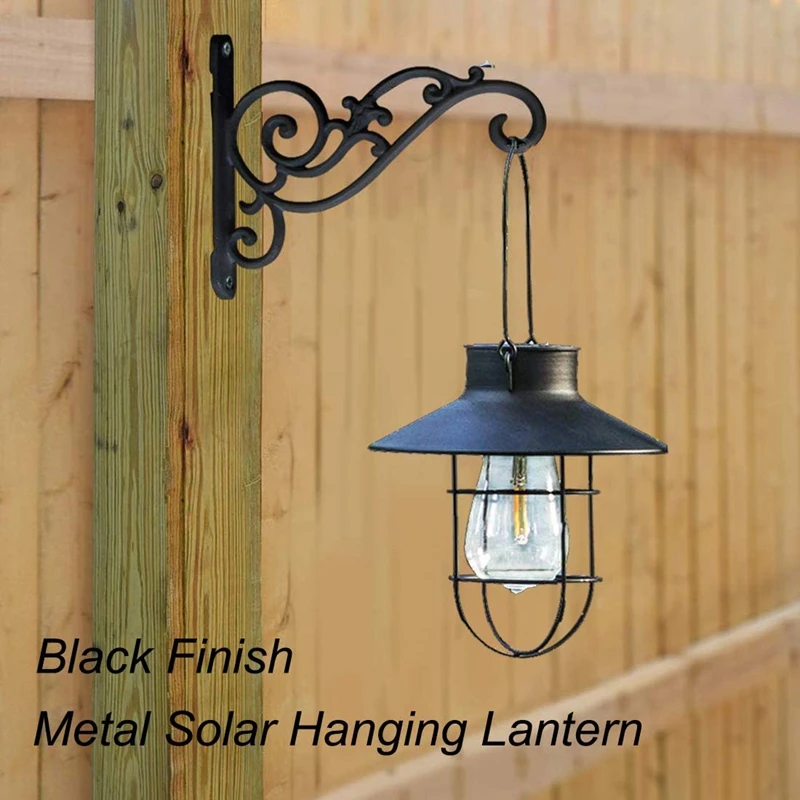 Уличный подвесная Солнечная лампа фонарь на солнечной батарее в стиле ретро