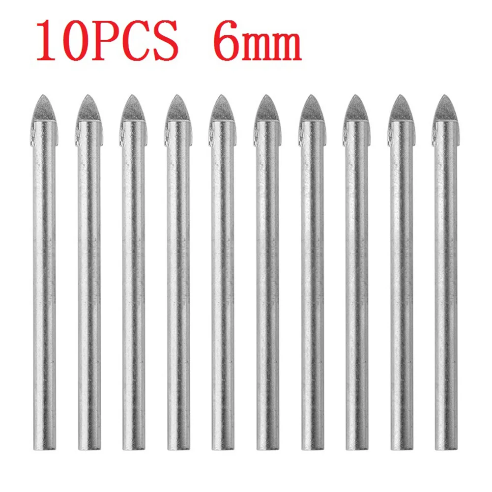 

Tungsten Drill Bit Carbide Cross 6mm 10x Titanium Ceramic Drill Useful