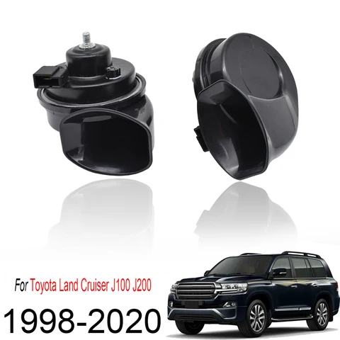 Улитка гудок для Toyota Land Cruiser J100 J200 1997-2020 12 в 410-510 дБ громкие водонепроницаемые автомобильные гудок/Гц двухтоновые автомобильные гудок