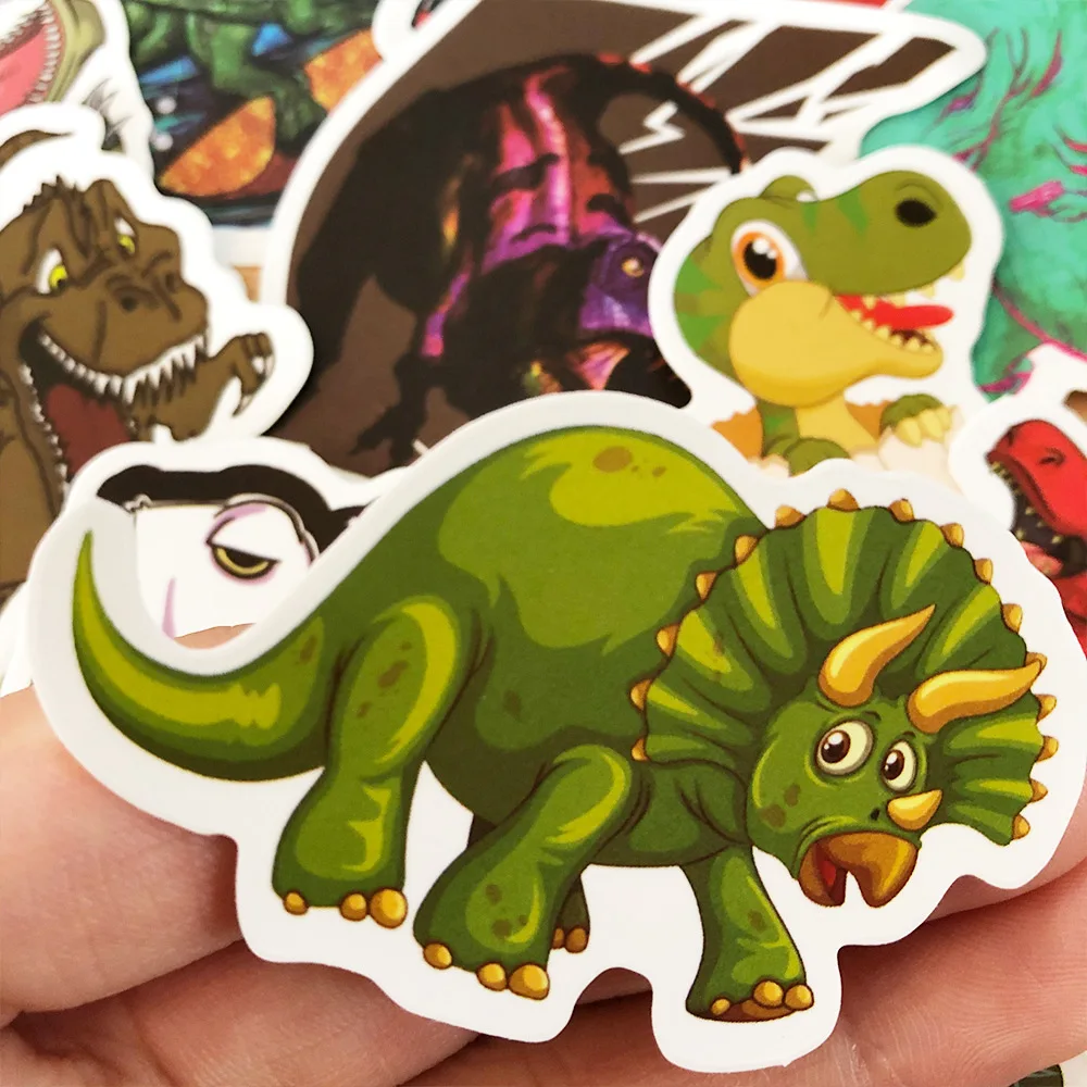 50 шт./пакет наклейки с картинками динозавров игрушки для детей ноутбука