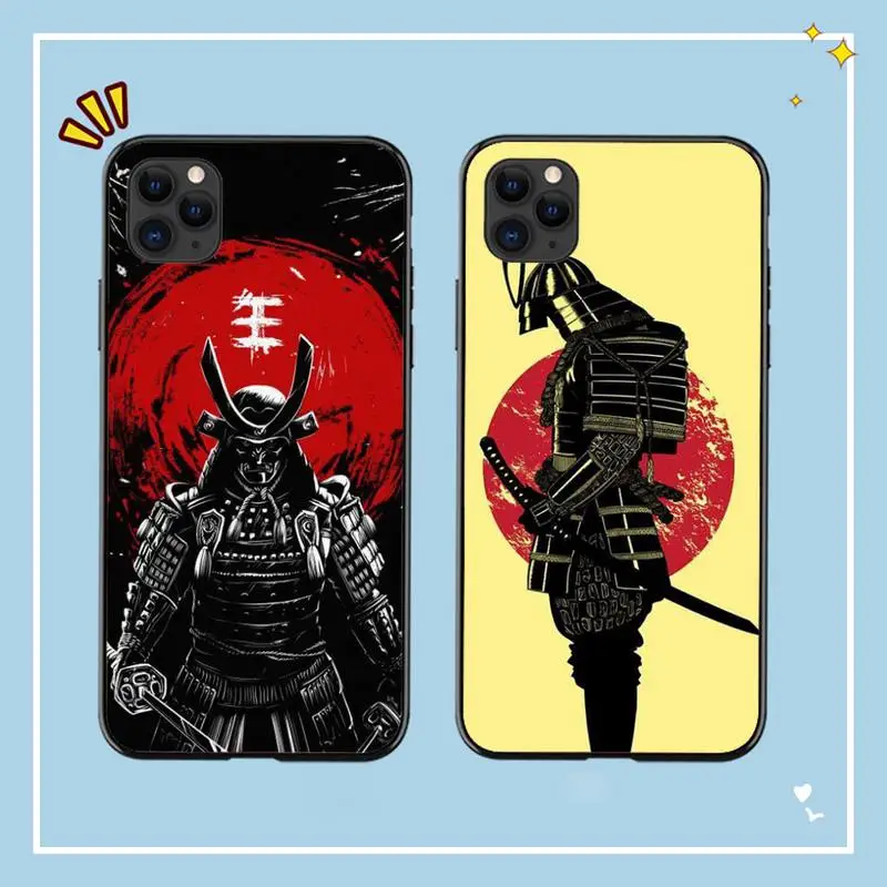 

Japan The samurai Ninja Phone Case for iphone 13 11 12 pro XS MAX 8 7 6 6S Plus X 5S SE 2020 XR case