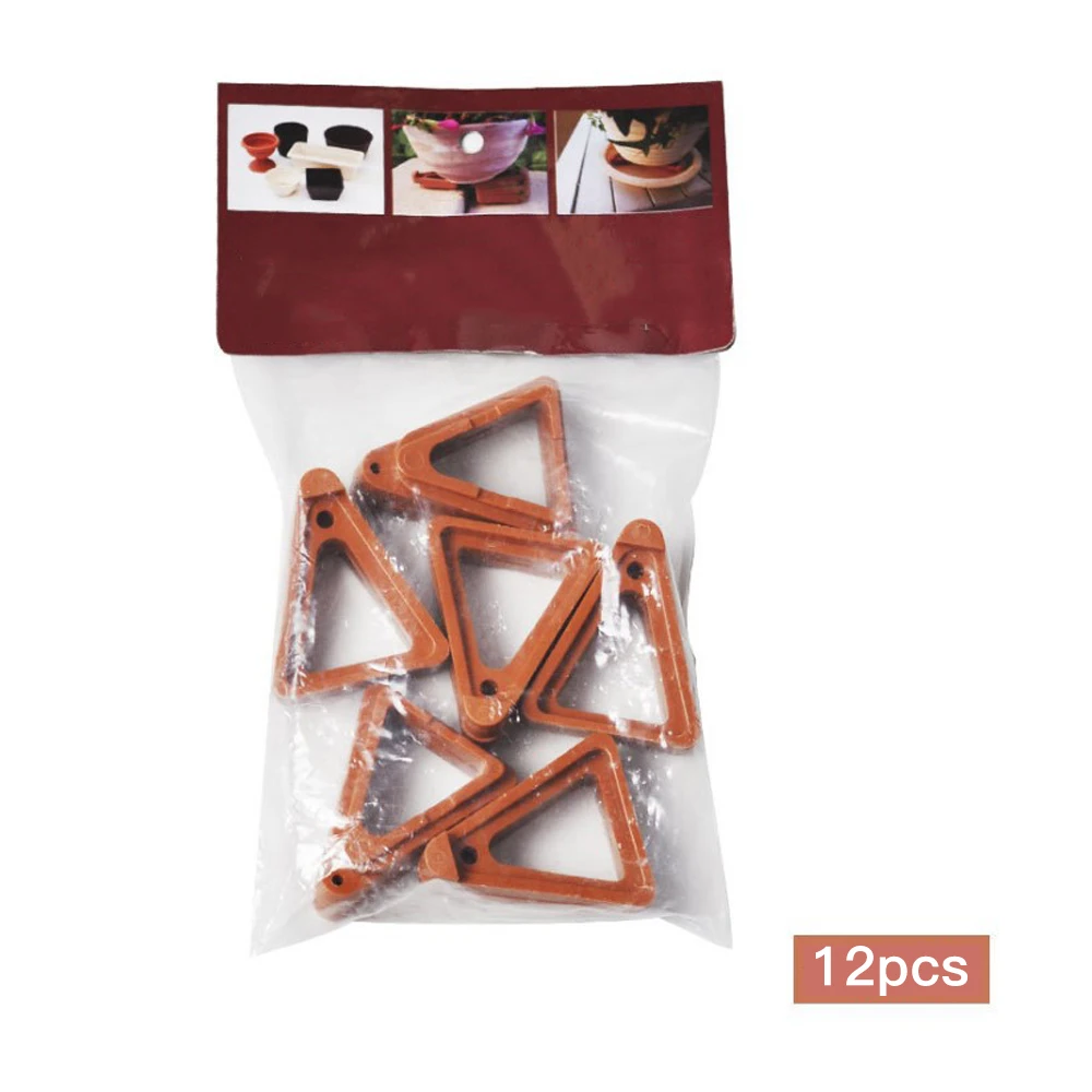 12Pcs Flower Plant Pot Feet Risers Invisible Low Profile Non Slip Supports | Дом и сад