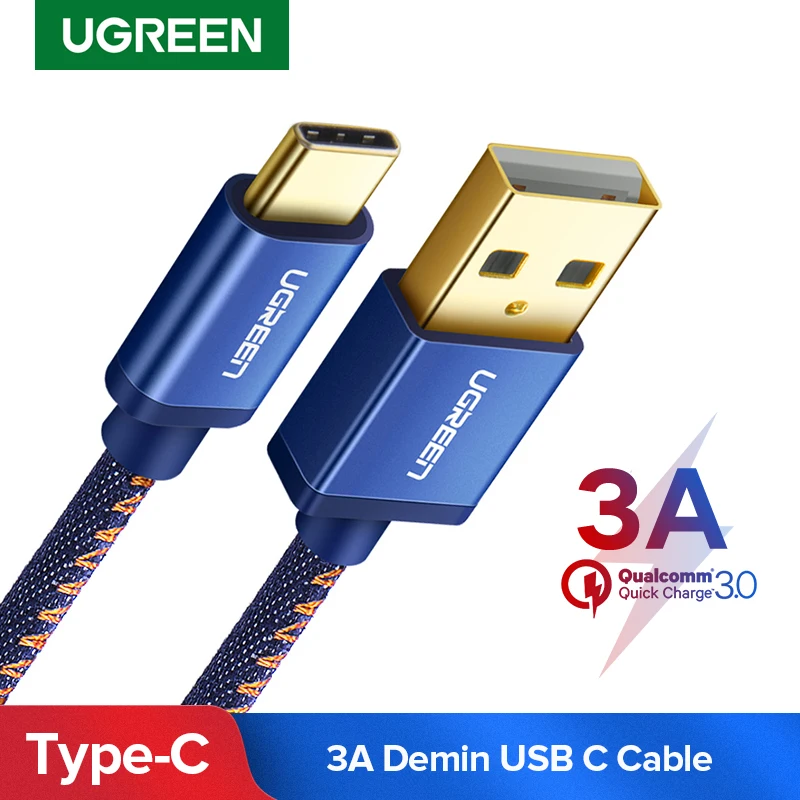 Ugreen usb type c кабель зарядное устройство типа с для xiaomi mi 4c mi5 4S oneplus 2 nexus 5 5x6 P meizu C |
