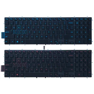 us new keyboard for dell inspiron g3 15 3579 3779 g5 15 5587 g7 15 7588 bluered laptop keyboard with backlit free global shipping