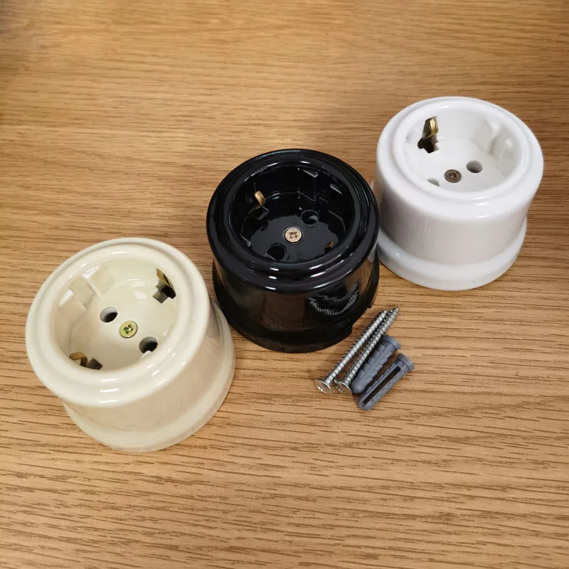 Керамический поворотный выключатель европейского стандарта 2 шт. настенный