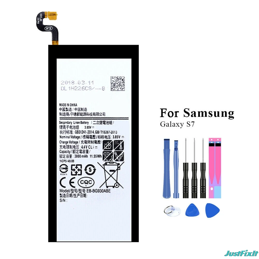Оригинальный сменный аккумулятор для samsung GALAXY S6/S6 Edge/S6 Edge Plus/S7/S7 Edge/S8/S8 +/S9 G920 G925 G930